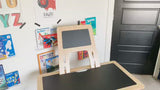 "Grow-With-Me" Kids Desk and Chair Set - Whiteboard