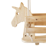 Wooden Baby & Toddler Swing - Unicorn